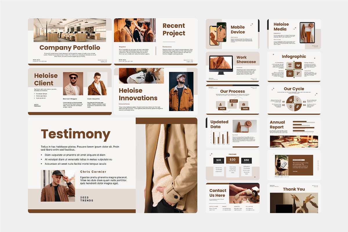 Heloise Fashion Keynote Presentation, a Presentation Template by Kren Studio (Photo 8 of 10)
