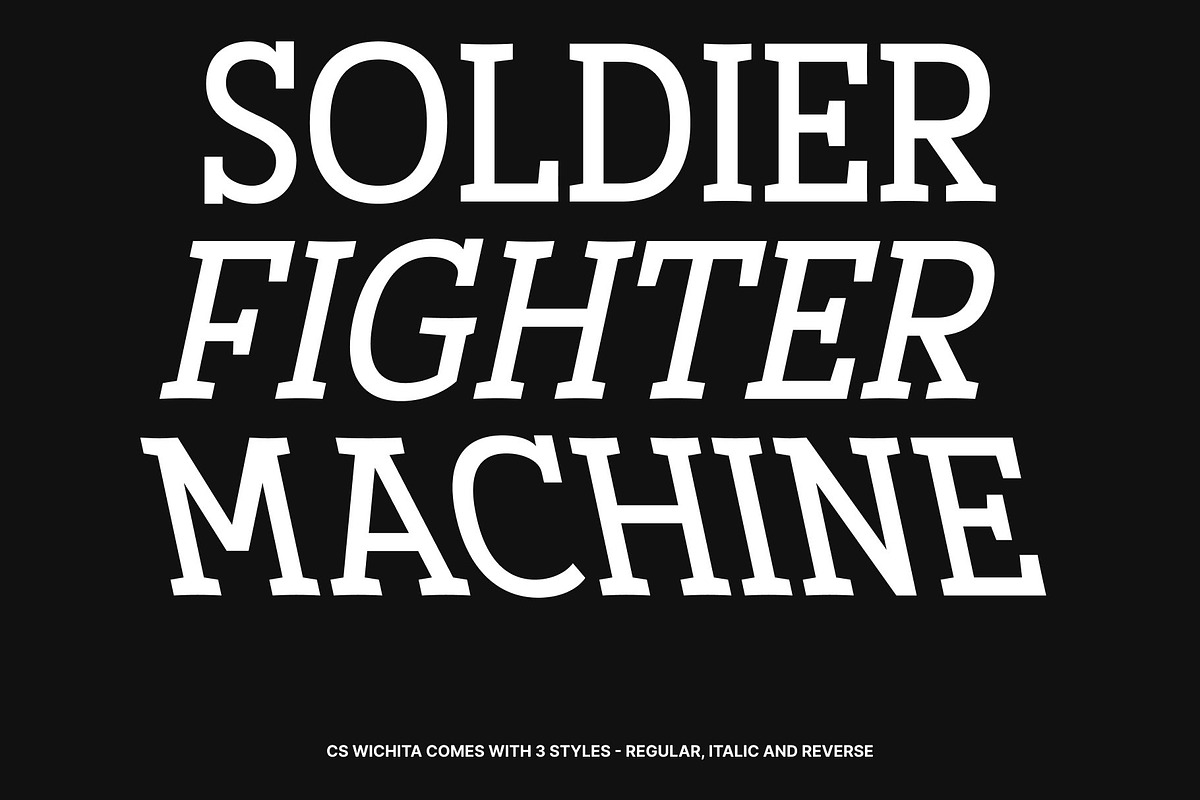 CS Wichita – Slab Serif Font, a Slab Serif Font by Craft Supply Co. (Photo 2 of 8)