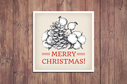 Vintage Christmas Cards. Hand Drawn, a Templates & Theme by Epine (Thumbnail 3 of 3)