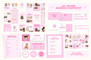 Pretty in Pink Branding Starter Kit, a Social Media Template by Hell Yeah Designs (Thumbnail 9 of 13)