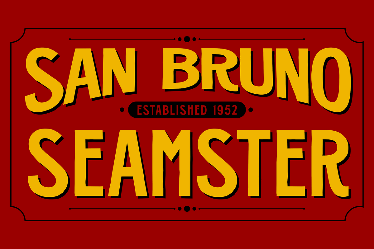 Stockman - Vintage Sans Serif Font, a Sans Serif Font by Surplus Type Co (Photo 6 of 8)