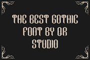 Crazy Design, a Blackletter Font by QR Design Studio (Thumbnail 3 of 6)