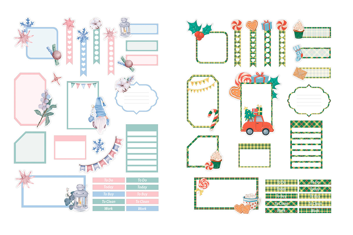 Printable Journal Sticker Collection, a Design Template by DigitalDesignAI (Photo 10 of 13)