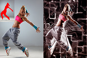 Extrude Photoshop Action preview 4