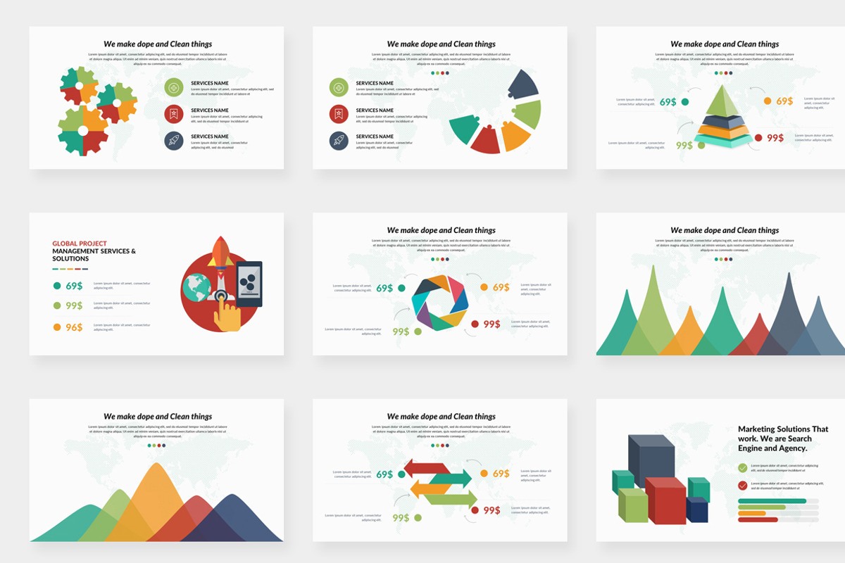 Dizital Infographic Pack Google Slid, a Presentation Template by One Percent Studio (Photo 10 of 20)