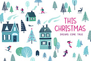 This Christmas Dreams Come True, a Seasonal Illustration by Annakniaz (Thumbnail 1 of 12)