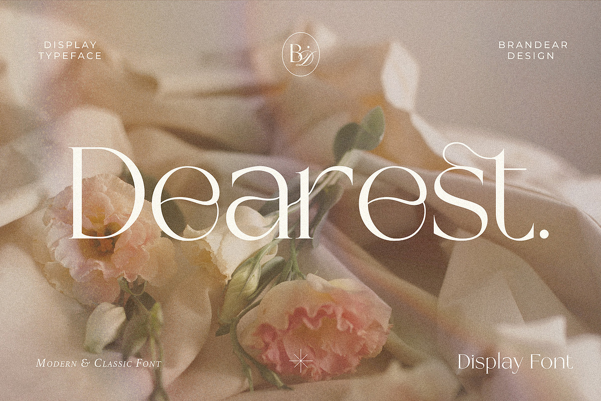 Dearest - Elegant Display Serif, a Serif Font by Brandear Design (Photo 1 of 17)