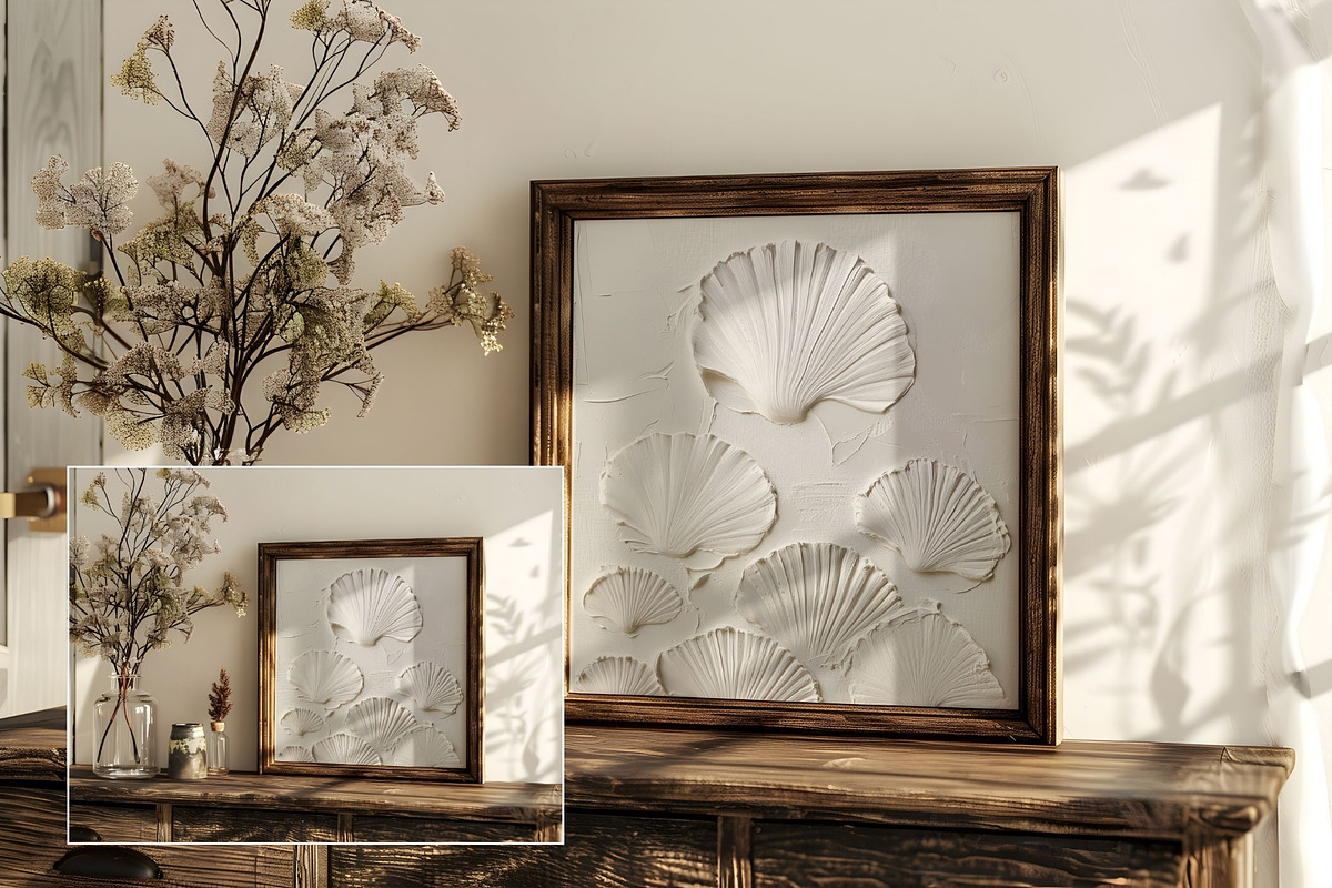 Rustic 1:1 Frame Mockup FR-RU-002, a Household Mockup by Callistemon Creative (Photo 5 of 8)