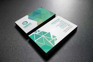 Abstract Corporate Business Card