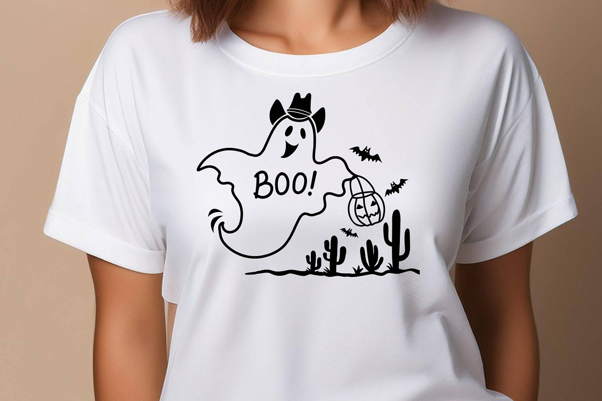 Boo Y'all Halloween Cowboy clipart, a Graphic by TanchaArt (Photo 3 of 6)