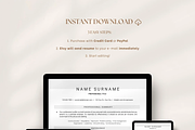 Clean Minimalist Resume Template, a Resume Template by OkiDocs Resume Templates (Thumbnail 9 of 11)