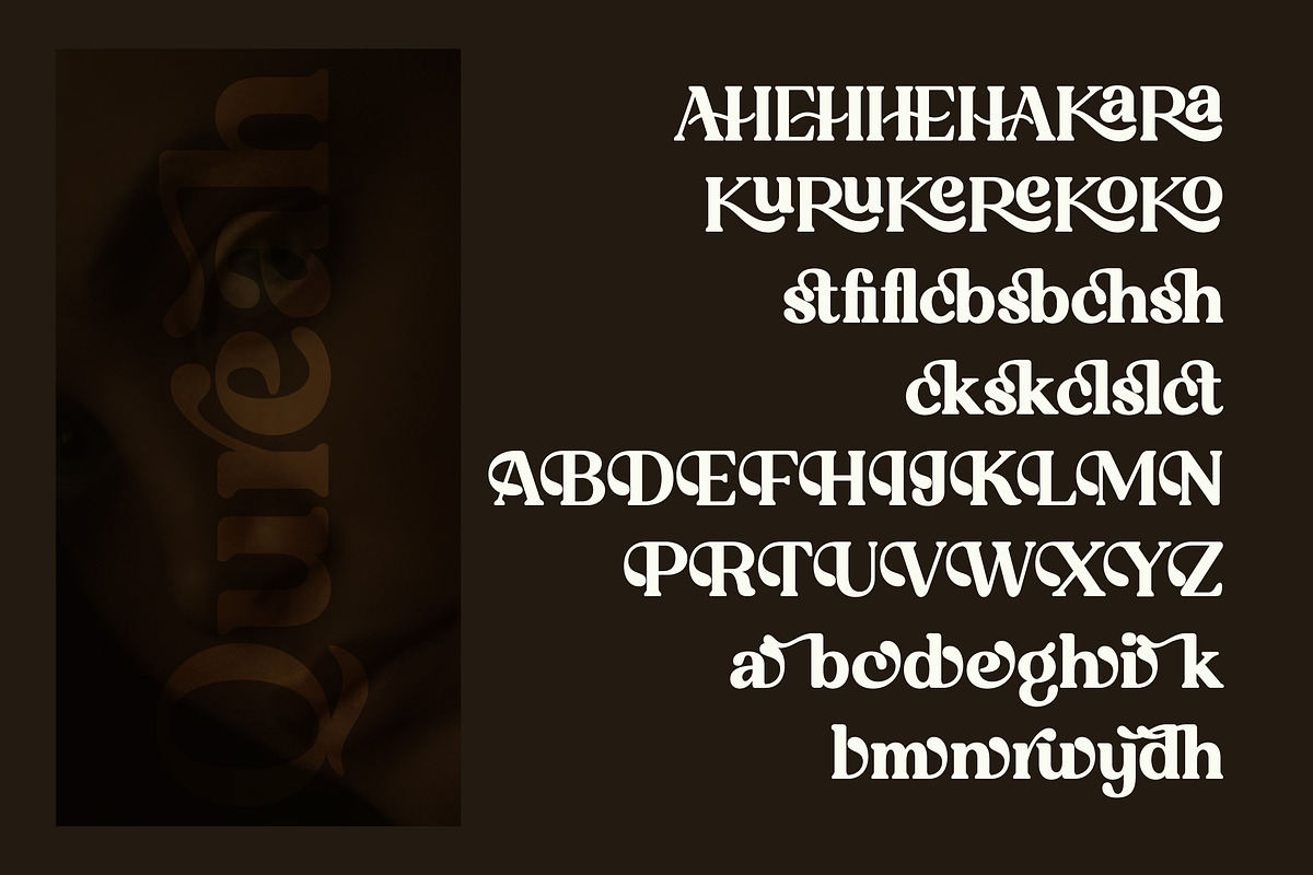 Qureah Modern Retro Serif Font, a Serif Font by Storytype Studio (Photo 13 of 15)