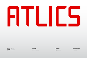 Atlics Sport Font