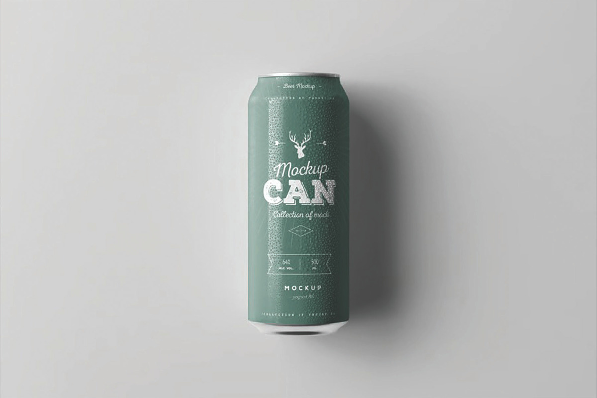 Soda Can Mockup Set, an Advertising Mockup by DesignRushMarket (Photo 8 of 14)