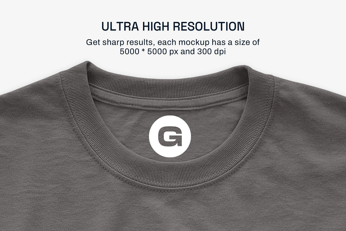 Gildan G800 Dryblend T-Shirt Mockups, a Shirt Mockup by GraphicHero (Photo 8 of 9)
