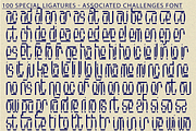 Associated Challenges Font, a Sans Serif Font by 177Studio (Thumbnail 8 of 8)