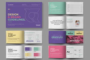 Brand Guideline Layout, a Brochure Template by ContestDesign