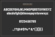 Industrial Font Collection, a Sans Serif Font by Grid Based Design (Thumbnail 8 of 8)