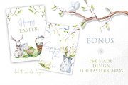 Watercolor Easter Collection, an Animal Illustration by S_ARTLOVE (Thumbnail 10 of 11)