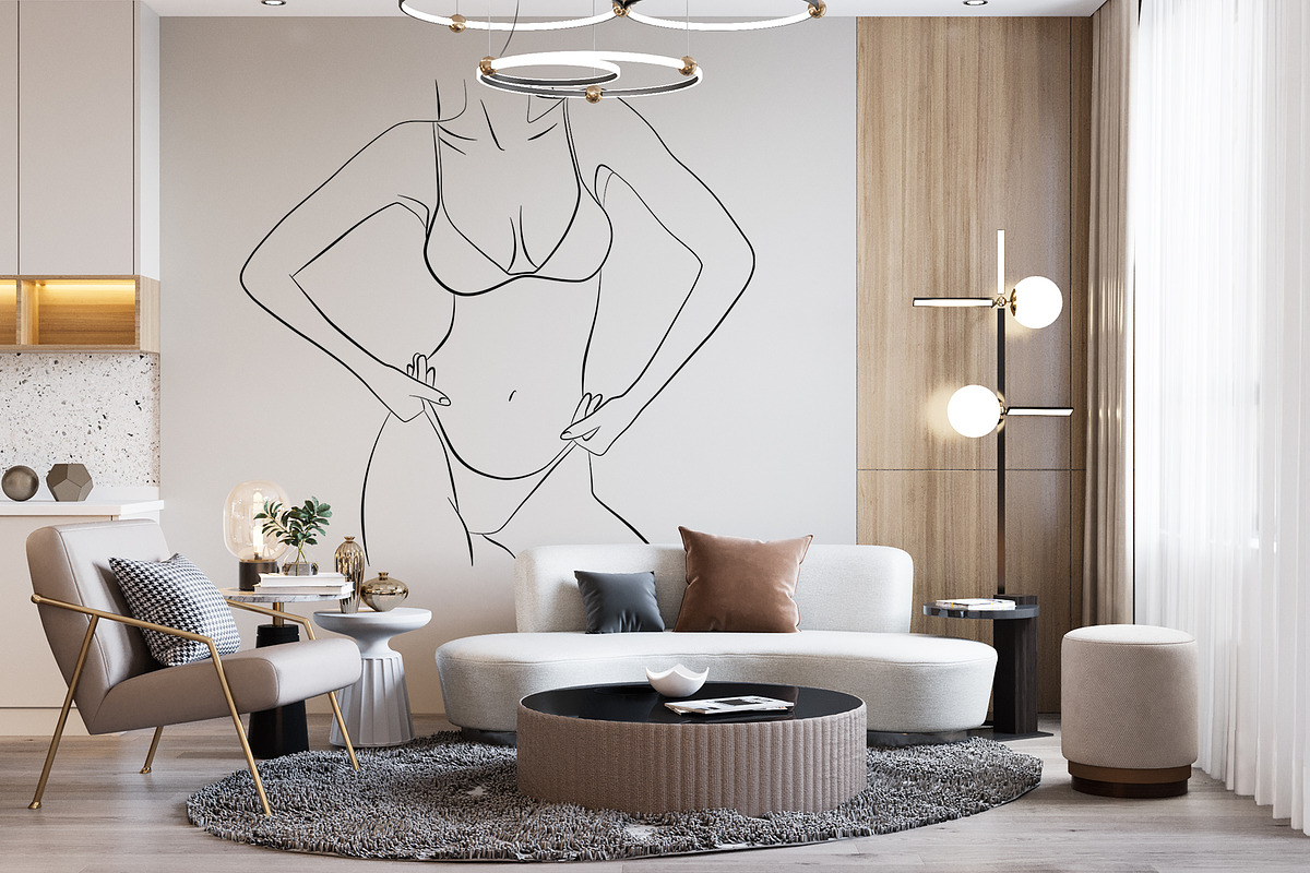 Body line art, a Person Illustration by Vinegret -Shop (Photo 6 of 8)