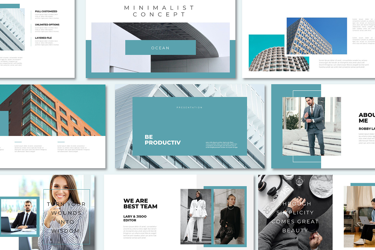 Ocean Business Google SlidesTemplate, a Presentation Template by Fortyone