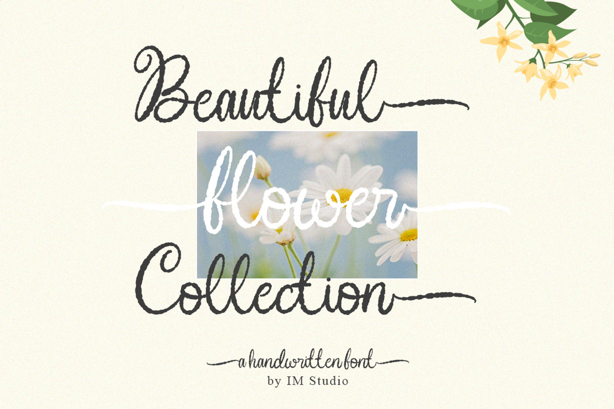 Garitha Complitten| 3 Style + Swash, a Script Font by IM Studio (Photo 10 of 10)