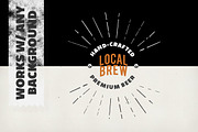 Vintage Logos & Badges: Local Brew, a Branding & Logo Template by eppearance (Thumbnail 5 of 9)