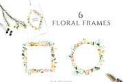 Watercolor Floral Set - Charming, an Illustration by Pixavics (Thumbnail 7 of 9)