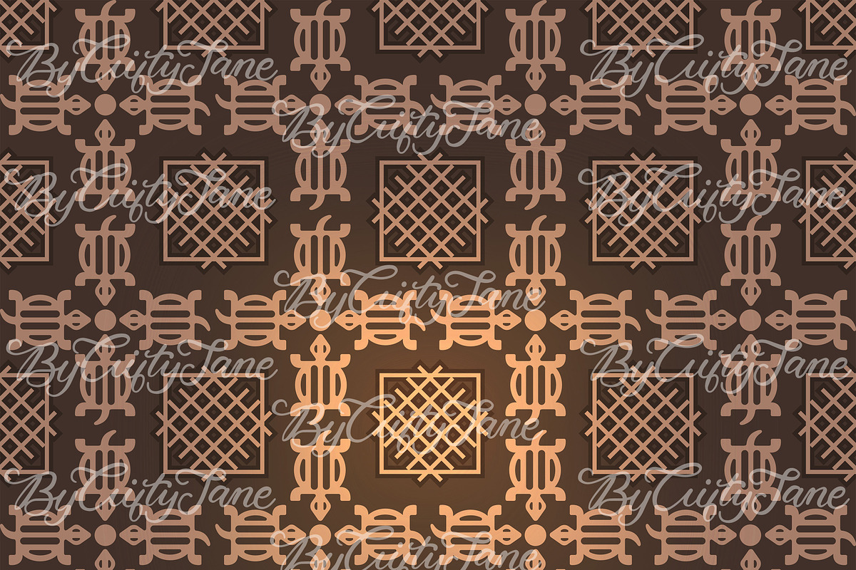 Adinkra DENKYEM Pattern, a Pattern Graphic by ByGiftyJane (Photo 4 of 11)