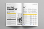 Annual Report Template, a Brochure Template by E-Type (Thumbnail 6 of 8)