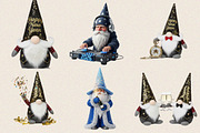 Gnome New Year Graphics, Gnome Bundl, an Illustration by SVGArt (Thumbnail 6 of 8)