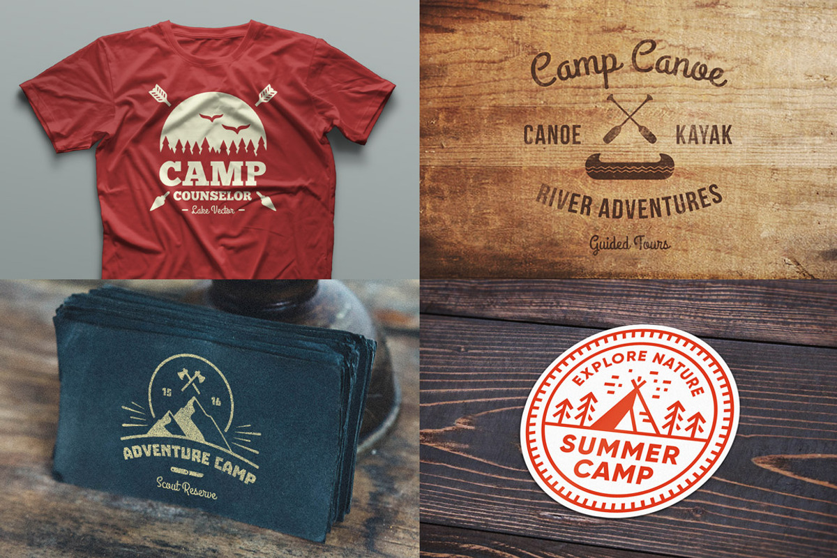 Vintage Vector Camp Graphics preview 2