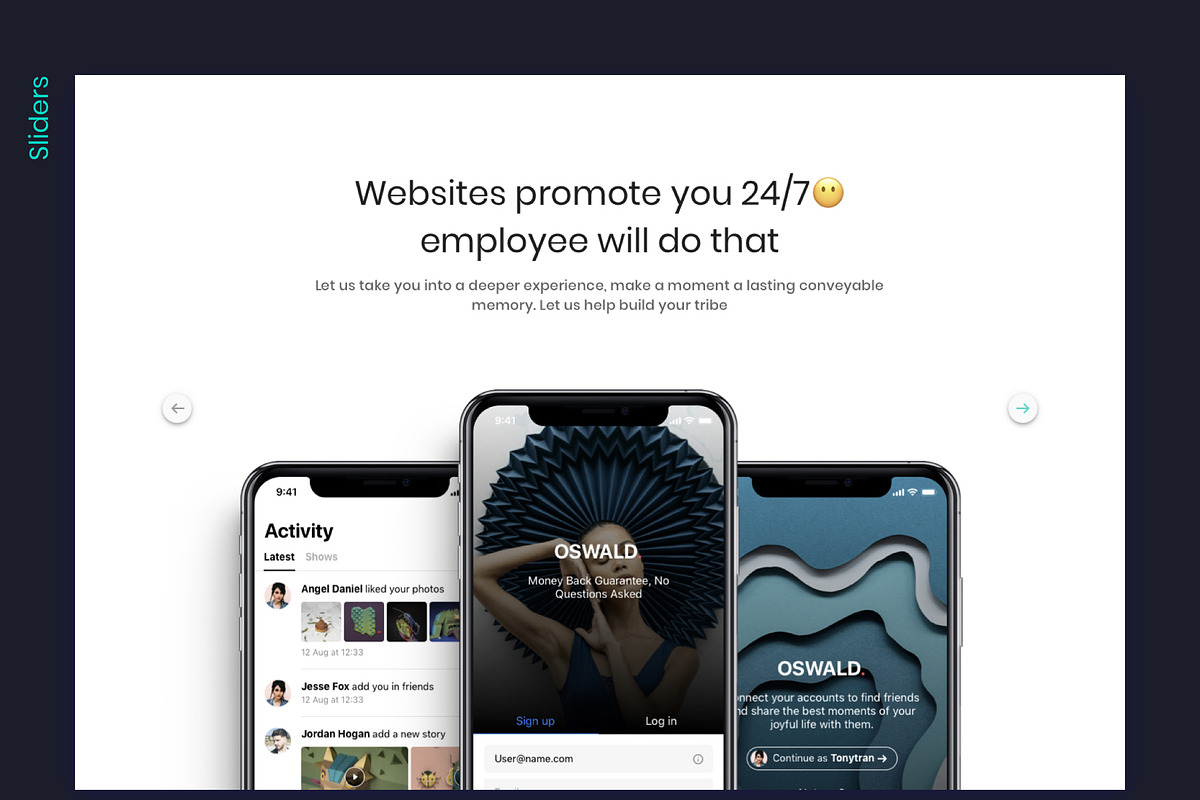 Ataman Templates UI Kit, an UI Kit Template by App for Mobile & Website (Photo 31 of 38)