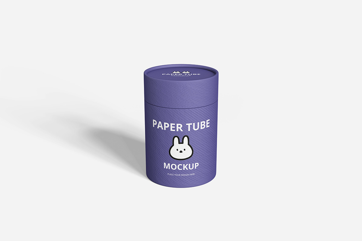 Paper Tube Mockup, a Product Mockup by bimockup (Photo 3 of 6)