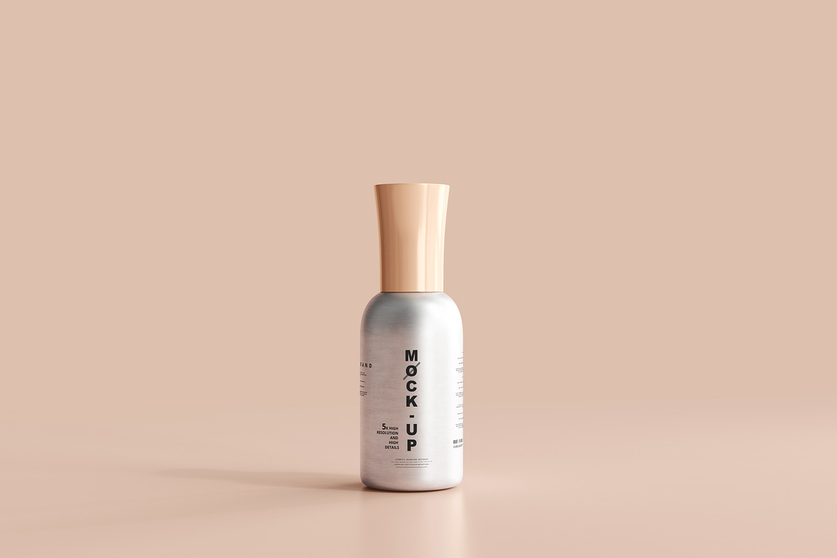 Aluminum Cosmetic Mockup Bundle, a Cups & Container Mockup by pmvch (Photo 141 of 206)