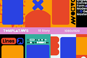 GEOMETRIK Font + Templates, a Symbol Font by Headquarters (Thumbnail 3 of 4)