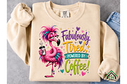 Fabulously Tired Coffee Flamingo PNG, a Seasonal Illustration by Craft Nest (Thumbnail 5 of 5)