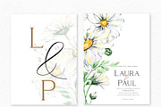Watercolor Daisies, an Object Illustration by Olga Koelsch (Thumbnail 2 of 12)