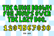 Simple Pixel – Gaming Display Font, a Slab Serif Font by KiddoGlyphs Studio (Thumbnail 4 of 4)
