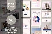 Jawelry Social Media Story Templates, a Social Media Template by BoontenStudio (Thumbnail 1 of 8)
