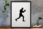 Kickboxing Silhouette SVG, a Sport Illustration by newminddesign (Thumbnail 3 of 3)