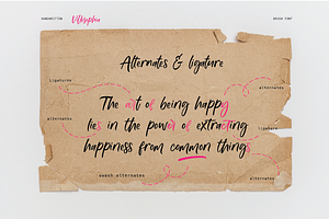 Villosophia - Handwritten Font