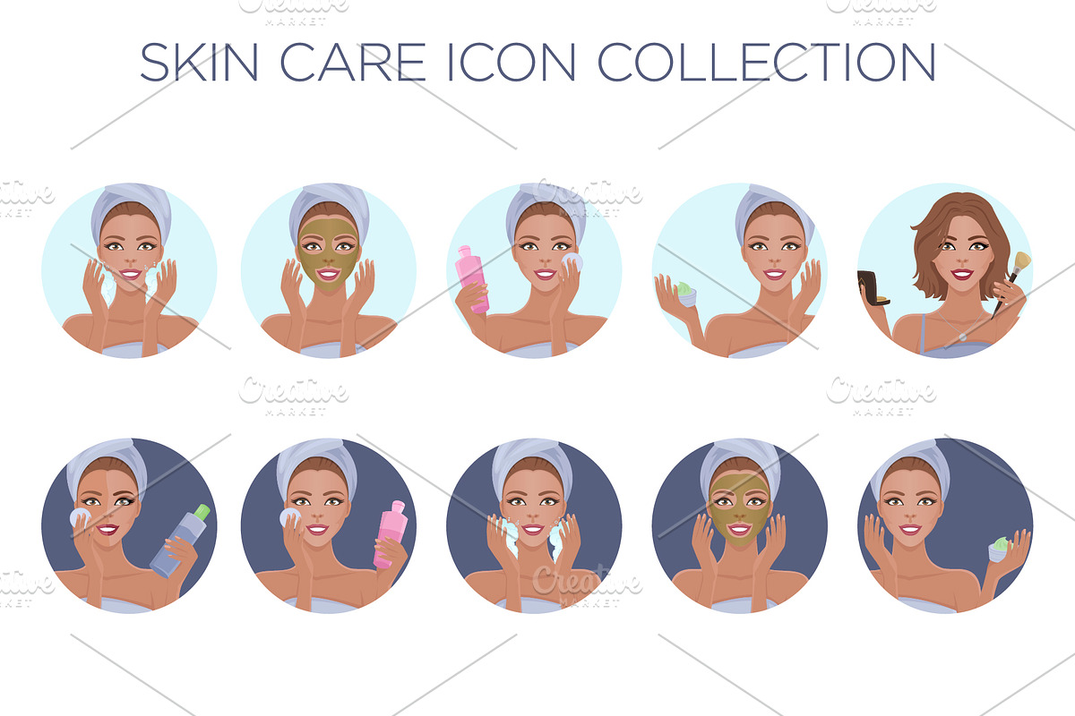 Skin Care Rituals. Day&Night., a Healthcare Illustration by VioSilent (Photo 9 of 9)