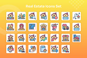 Real Estate Icons Set - Filled Line, an Icon by Kmg Design (Thumbnail 2 of 2)