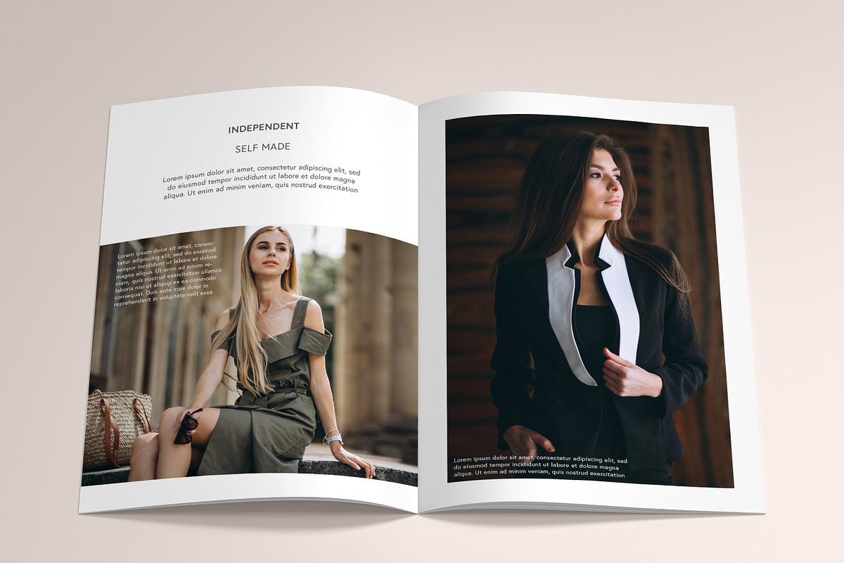 Lookbook Magazine Brochure Template, a Magazine Template by Kohl + Cole (Photo 6 of 6)