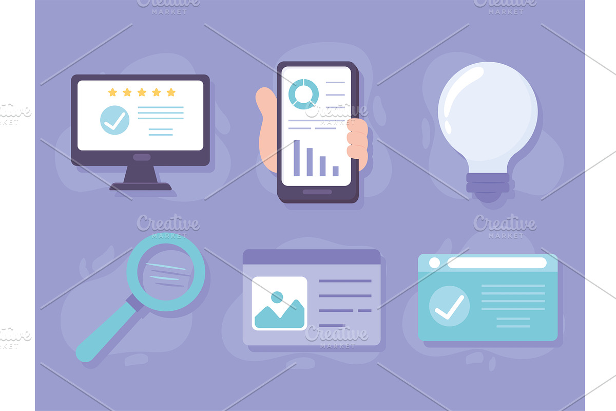 digital businesss report, a Person Illustration by studiogstock
