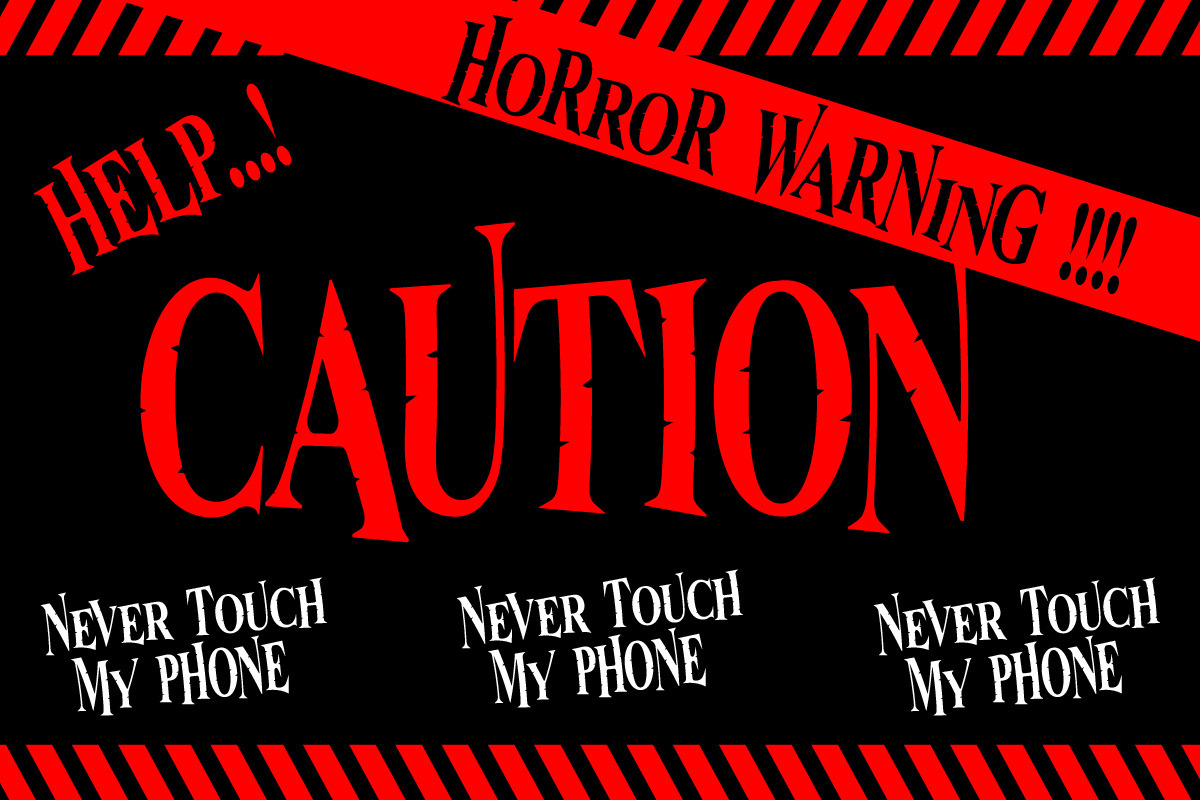 Zomelya Halloween Horror Display, a Font by IHDSTD (Photo 2 of 9)