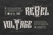 Ravok – Heavy Metal Blackletter Font, a Blackletter Font by Letterara (Thumbnail 4 of 15)