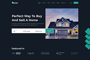Rentiz - RealEstate Website Template, a HTML Template by TemplatesJungle (Thumbnail 4 of 9)