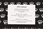 Office Typewriter SVG font, a Serif Font by Ana's Fonts (Thumbnail 2 of 10)